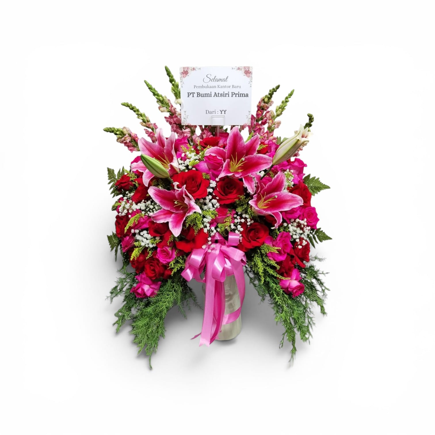 Bunga Meja Red Romantic